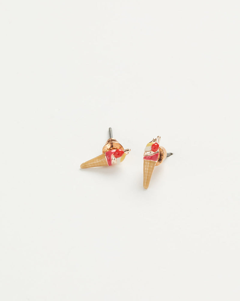 Enamel Ice Cream Earrings
