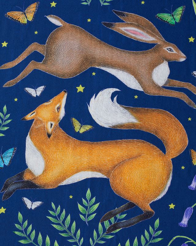 Hare & Fox Catherine Rowe Scarf with Tassels