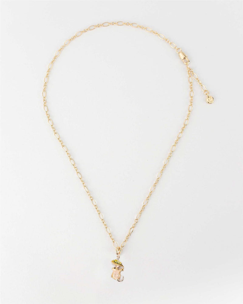 Fable Enamel Dormouse Collector Chain Necklace