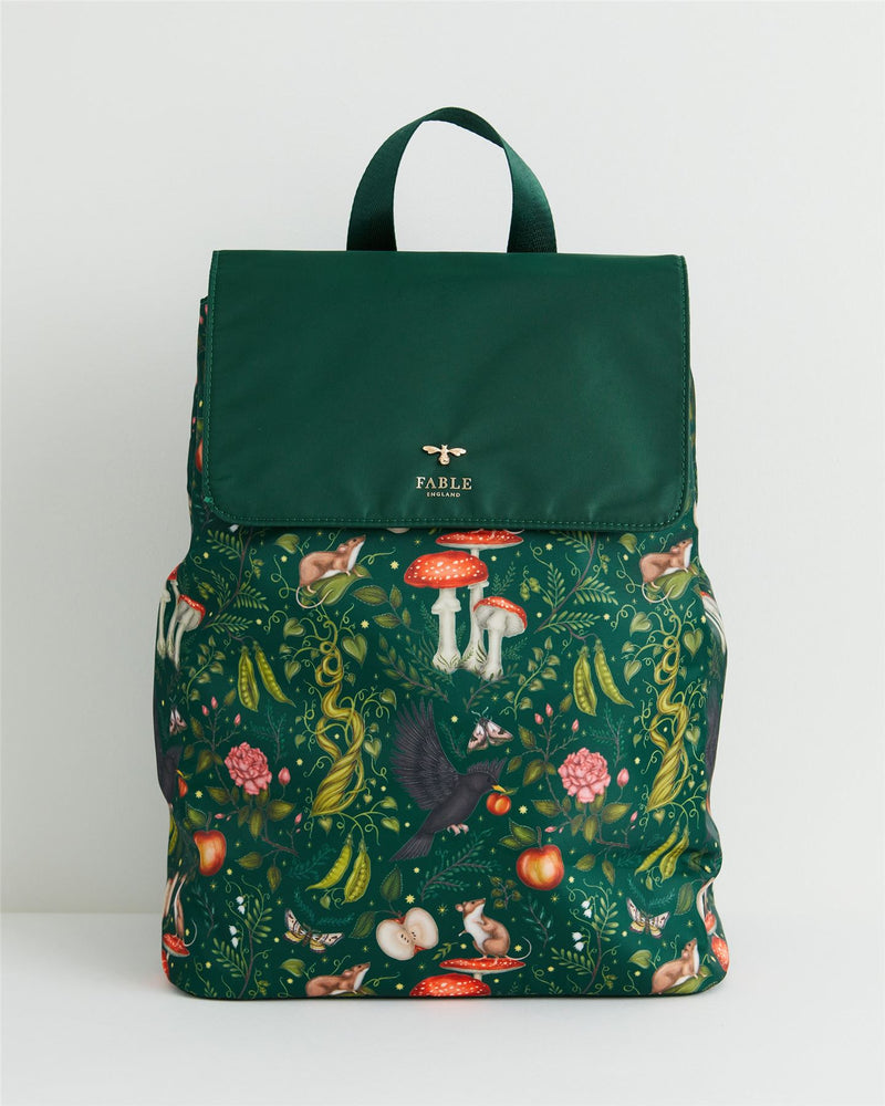 Catherine Rowe x Into the Woods Green Backpack