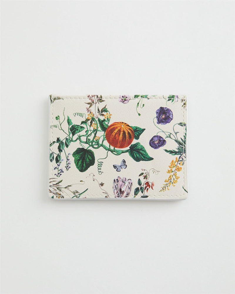 Botanical Pumpkin Ivory Card Holder